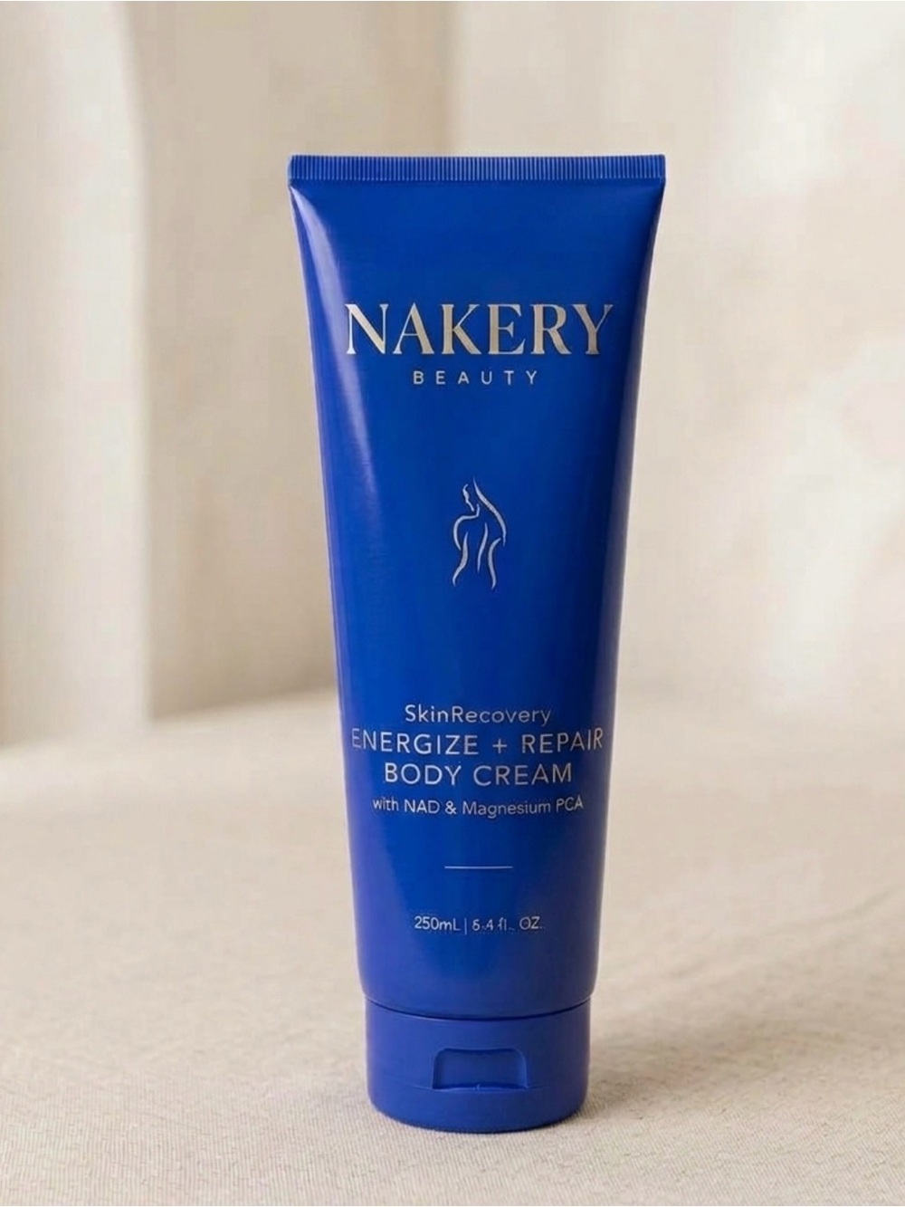 Nakery Beauty Blue Energize + Repair Body Cream - Hydrating Skin Recovery 250ml